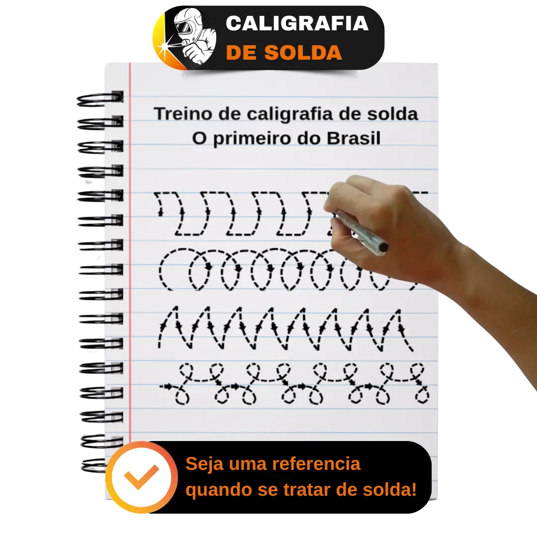 Mockup do produto Caligrafia da Solda na dobra 1
